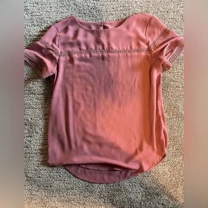 Ann Taylor Loft Short Sleeve Blouse XXS Petite